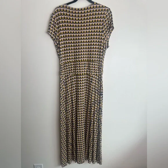 LIKE NEW BODEN Lily Geometric Midi Dress Size 14 - Picture 3 of 6
